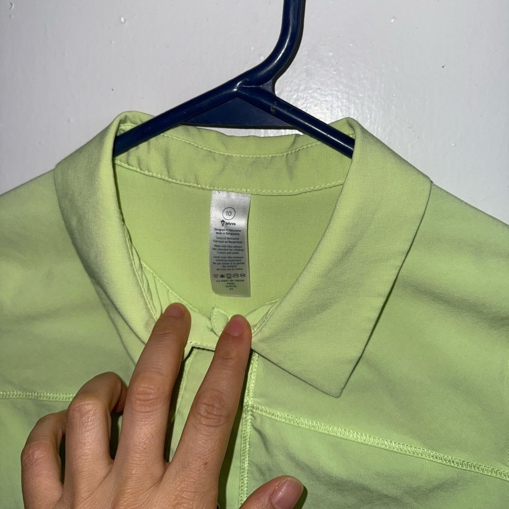 Ivivva polo shirt for girls 👧 size 10 - Picture 3 of 5